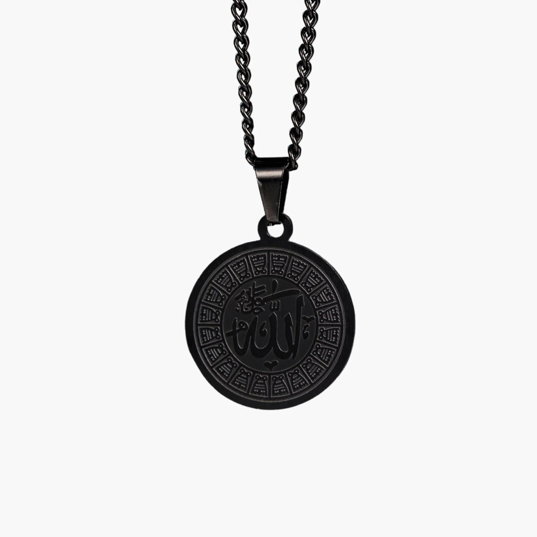 Collier médaillon Allah