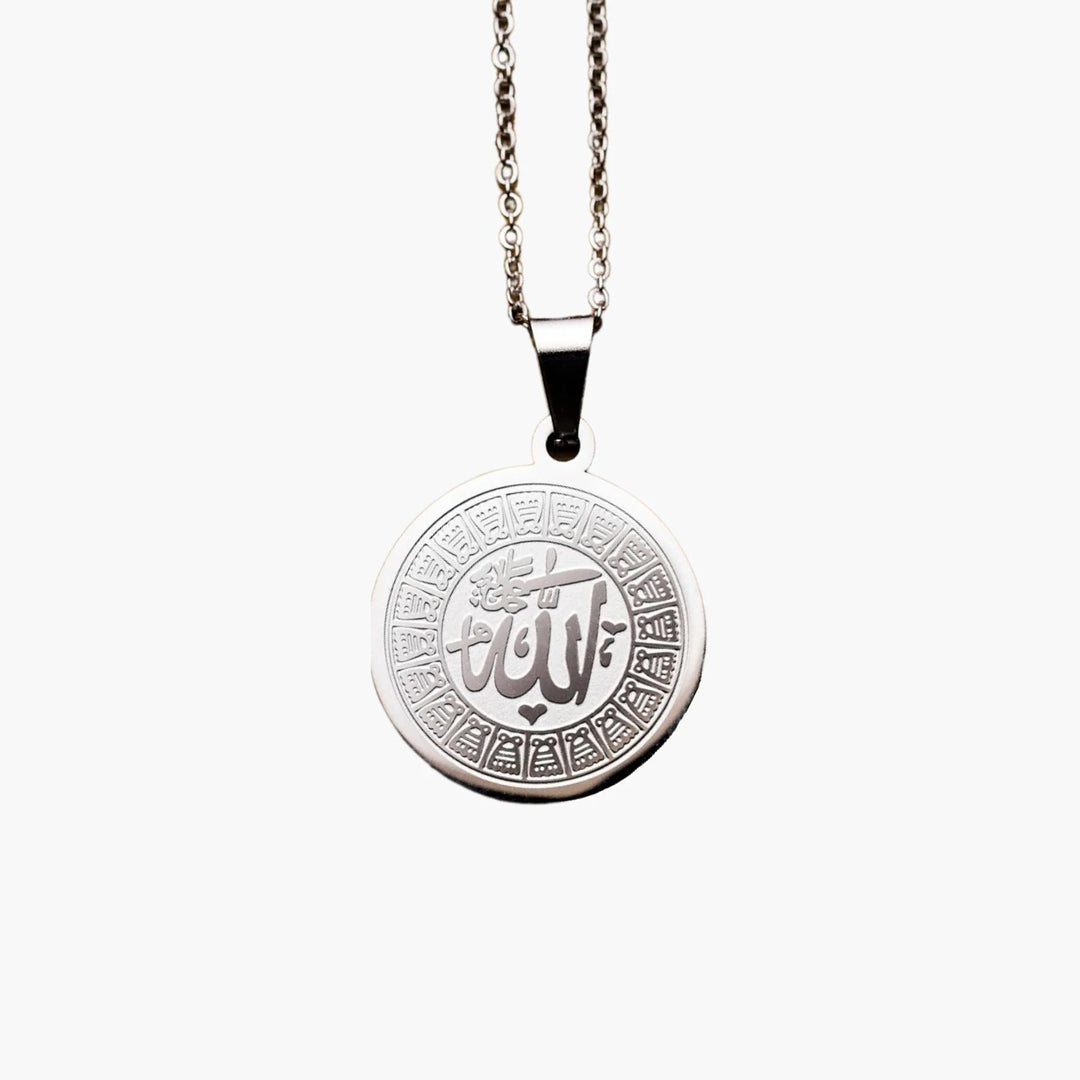 Collier médaillon Allah