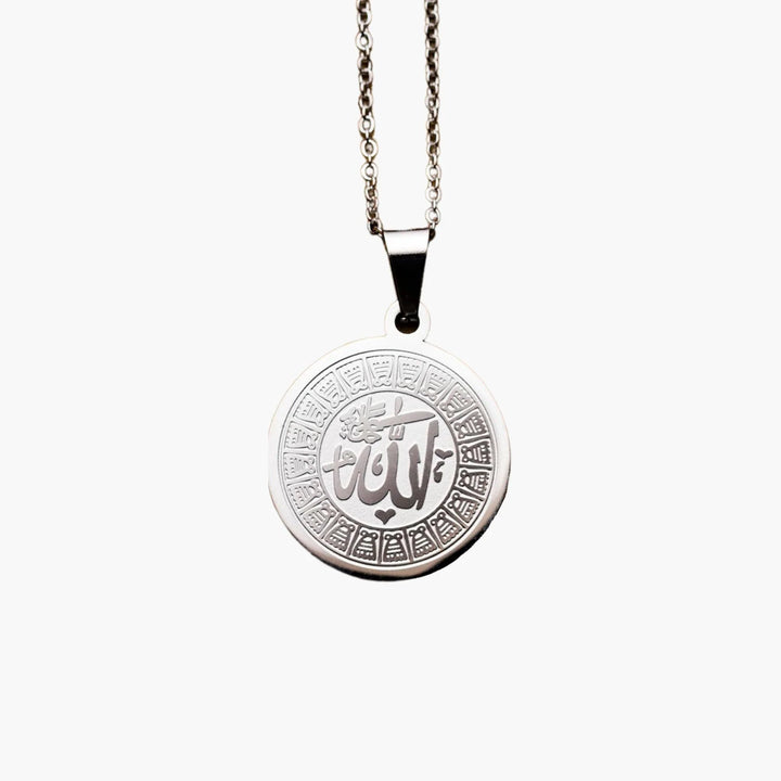 Collier médaillon Allah