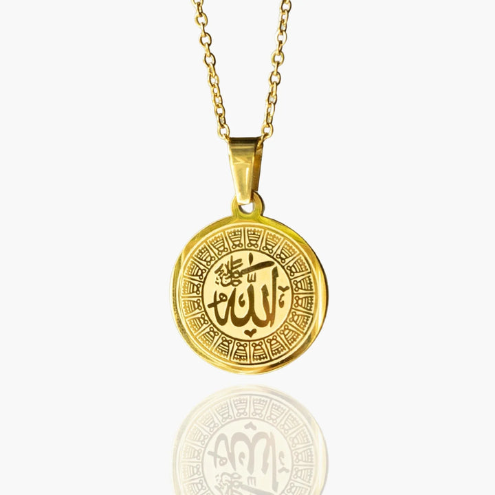 Collier médaillon Allah
