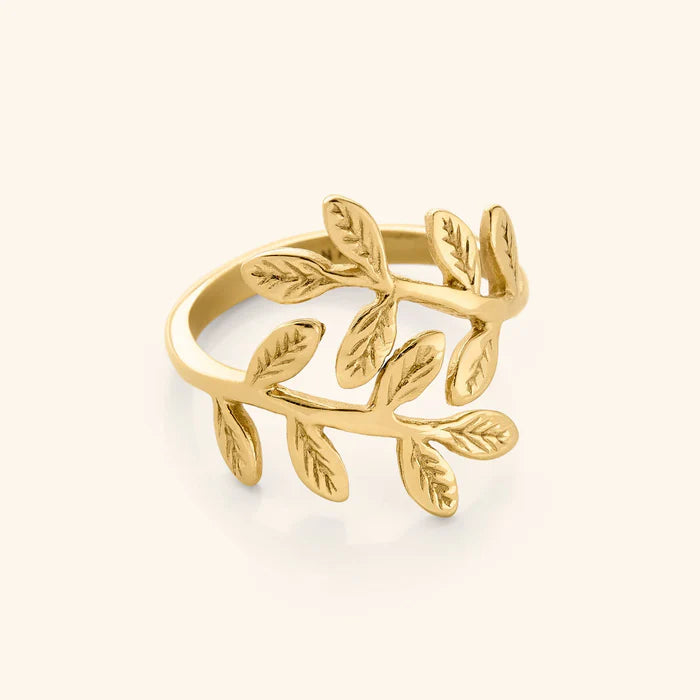 Bague feuille d’olivier de Palestine