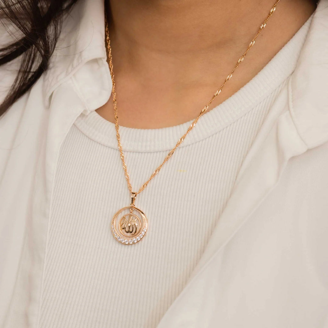 Collier de cristal Allah