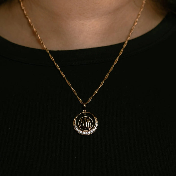 Collier de cristal Allah
