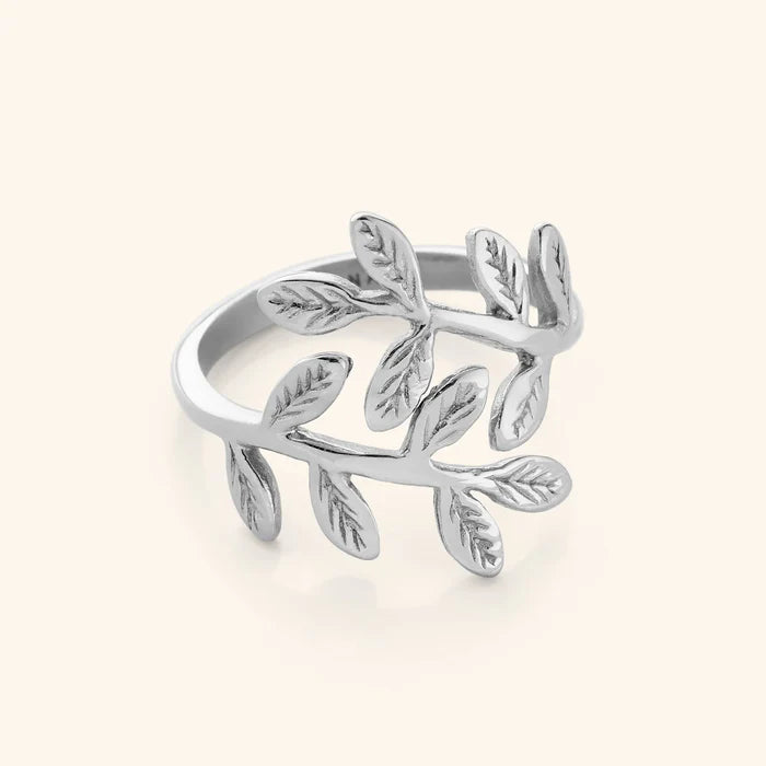 Bague feuille d’olivier de Palestine