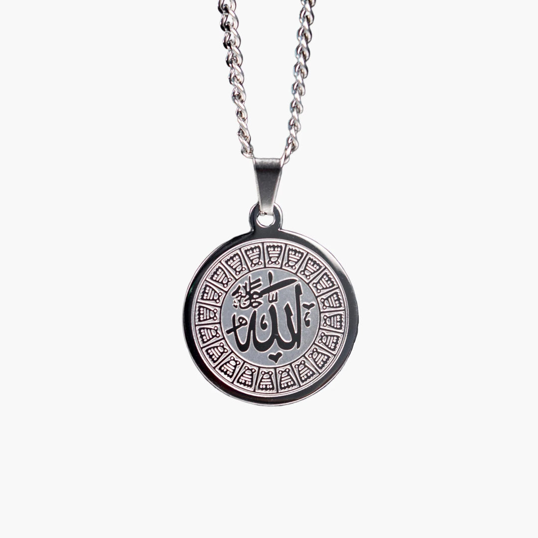 Collier médaillon Allah
