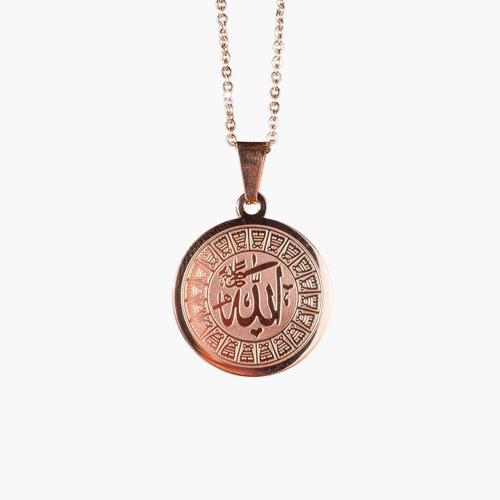 Collier médaillon Allah