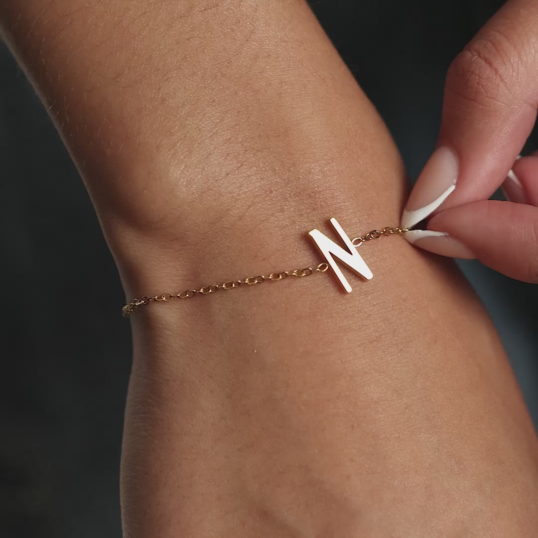 Bracelet lettre